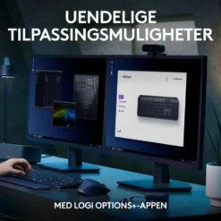 Logitech MX Keys S Trådløst tastatur Pale Grey