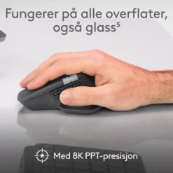 Logitech MX Master 4 Trådløs ergonomisk mus Graphite
