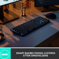 Logitech Mx Mechanical Mekanisk tastatur Brown Tactile Quiet