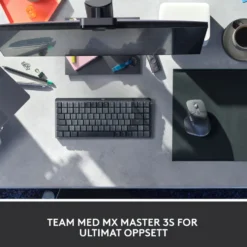 Logitech Mx Mechanical Mini Trådløst mekanisk tastatur Brown Tactile Quiet