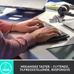 Logitech Mx Mechanical Mini Trådløst mekanisk tastatur Brown Tactile Quiet