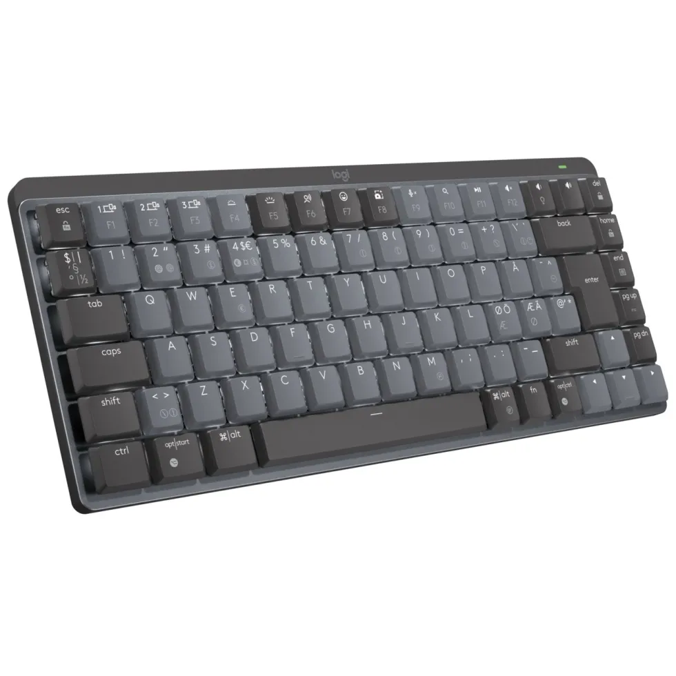 Logitech Mx Mechanical Mini Trådløst mekanisk tastatur Brown Tactile Quiet