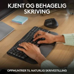 Logitech Mx Wave Keys Trådløst og ergonomisk tastatur