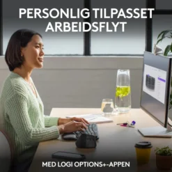 Logitech Mx Wave Keys Trådløst og ergonomisk tastatur