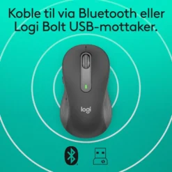 Logitech Signature M650 Trådløs datamus Graphite