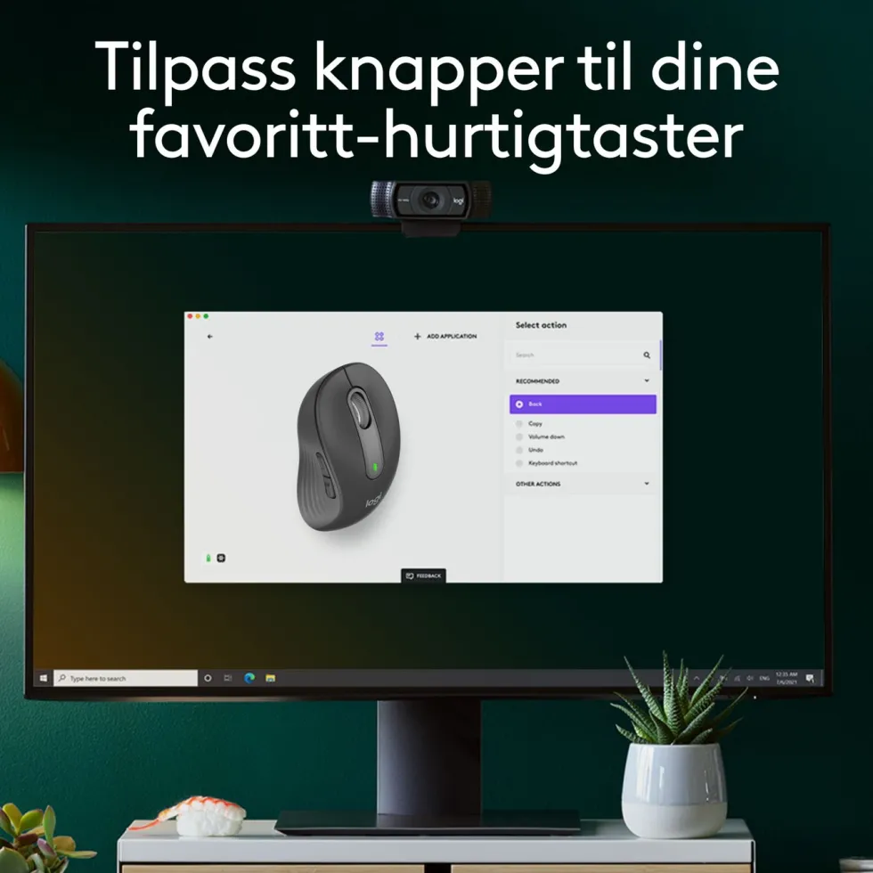 Logitech Signature M650 Trådløs datamus Graphite