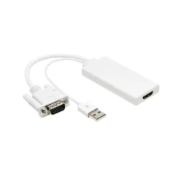 Luxorparts Adapter VGA til HDMI med lyd