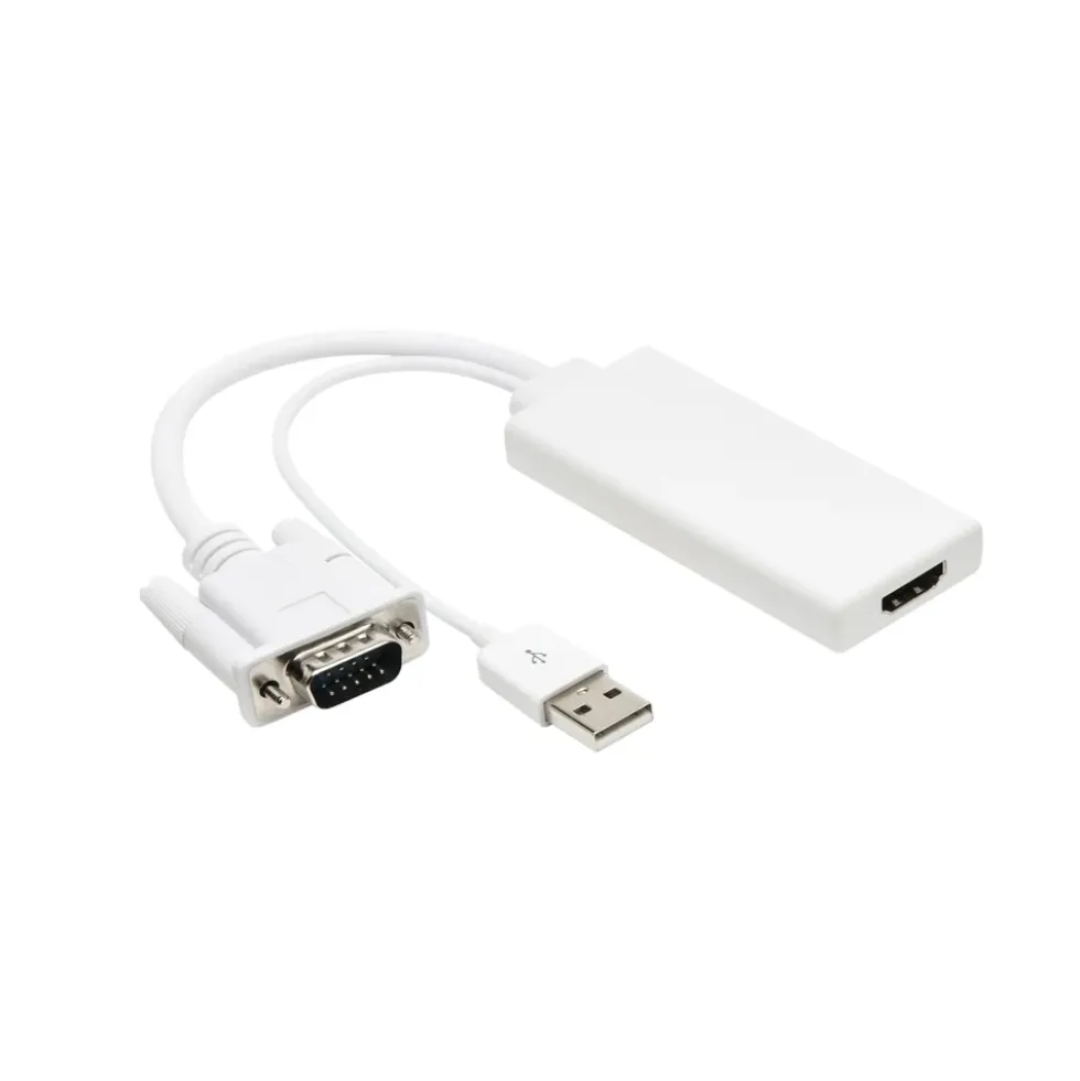 Luxorparts Adapter VGA til HDMI med lyd