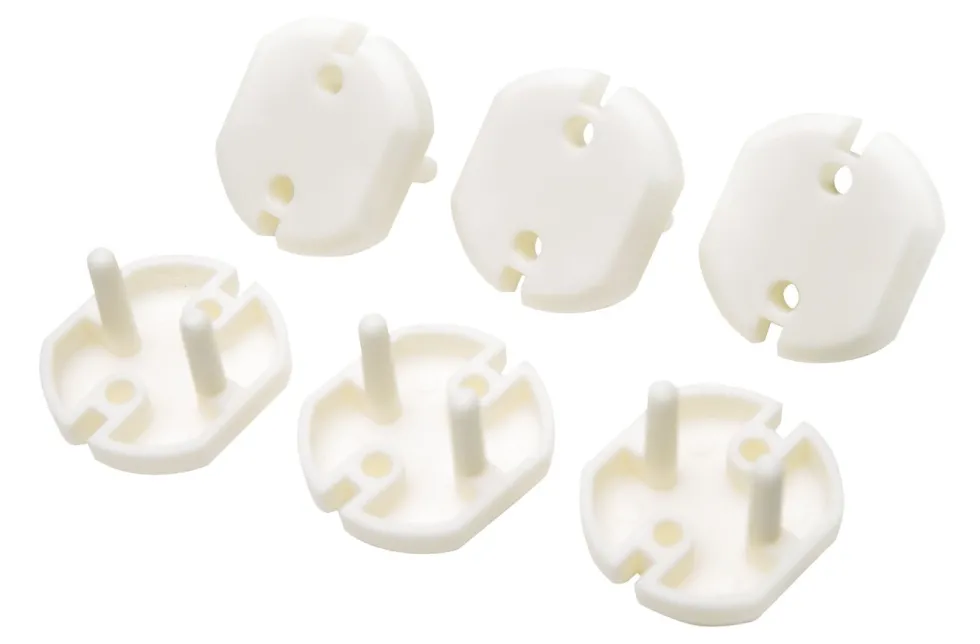 Luxorparts Barnesikring for stikkontakter 6-pakning.