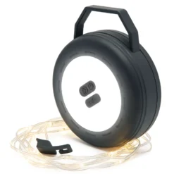 Luxorparts Bærbar campinglyskaster med LED-lyslenke