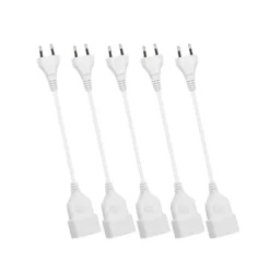 Luxorparts Forlengelseskabel - Ujordet (EU) 15 cm 5-pk.