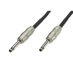 Luxorparts Instrumentkabel 6,3 mm 1 m, Svart