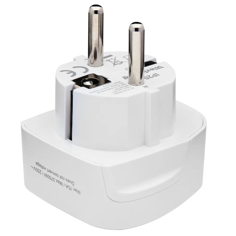 Luxorparts Jordet universalreiseadapter til Norge