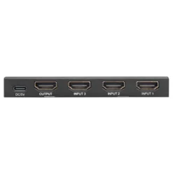 Luxorparts 4K HDMI-switch med fjernkontroll 3-veis