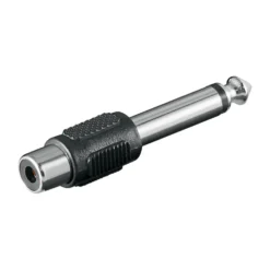Luxorparts Lydadapter RCA til 6,3 mm, stereo Mono