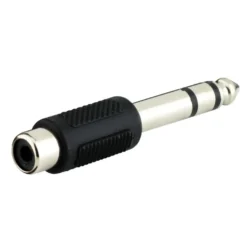 Luxorparts Lydadapter RCA til 6,3 mm, stereo Stereo