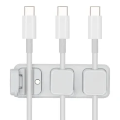 Luxorparts Magnetisk kabelklemme med base Hvit (6-pk.)