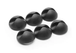Luxorparts Selvklebende kabelholder Svart