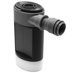 Luxorparts Solcellepumpe med lykt og powerbank-funksjon