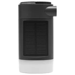 Luxorparts Solcellepumpe med lykt og powerbank-funksjon