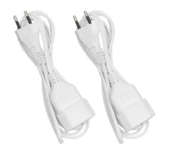 Luxorparts Ujordet skjøteledning 2,5 m (EU) 2-pk.