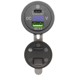 Luxorparts USB-lader for panelmontering 30 W