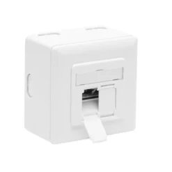 Luxorparts Utenpåliggende FTP-nettverksuttak Cat. 6 2-ports