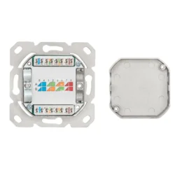 Luxorparts Utenpåliggende FTP-nettverksuttak Cat. 6 2-ports