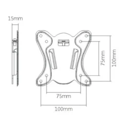 Luxorparts Veggfeste for skjerm, 13-27"