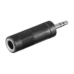 Lydadapter 6,3 mm til 3,5 mm, stereo
