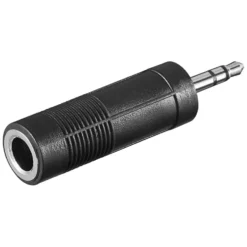 Lydadapter 6,3 mm til 3,5 mm - Stereo
