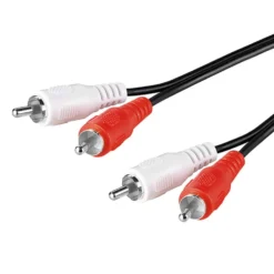 Lydkabel med 2x RCA 2,5 m