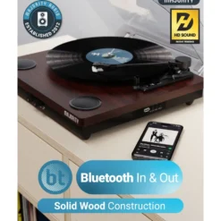 Majority Moto Platespiller med Bluetooth
