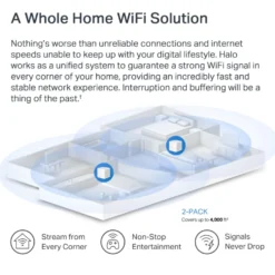 Mercusys Halo H60X Mesh Wifi 6-system 2-pk.