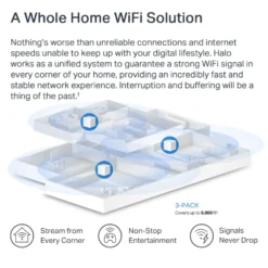 Mercusys Halo H60X Wifi 6 mesh-system 3-pk.