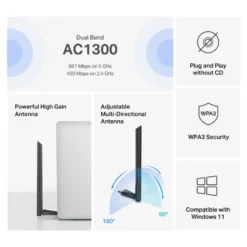 Mercusys MA30H USB nettverksadapter