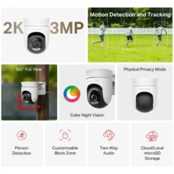 Mercusys MC510 – Outdoor Pan/Tilt Security wifi overvåkingskamera
