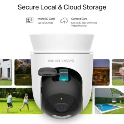 Mercusys MC510 – Outdoor Pan/Tilt Security wifi overvåkingskamera