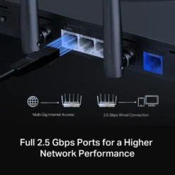 Mercusys MR47BE Tri-Band Wifi 7-ruter