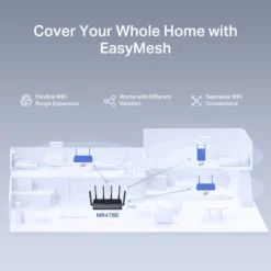 Mercusys MR47BE Tri-Band Wifi 7-ruter
