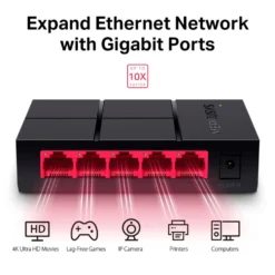 Mercusys MS105G 5-porters gigabitswitch