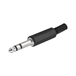 6,3 mm-kontakt, hann, stereo
