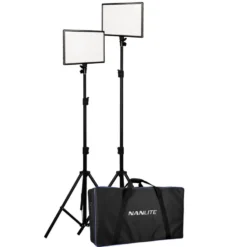 Nanlite LumiPad 25 LED-paneler med stativ 2-pk.