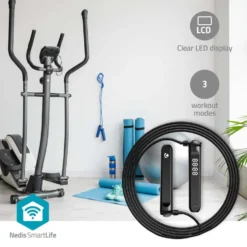 Nedis 2-i-1 Fitness Smart Hoppetau med Bluetooth