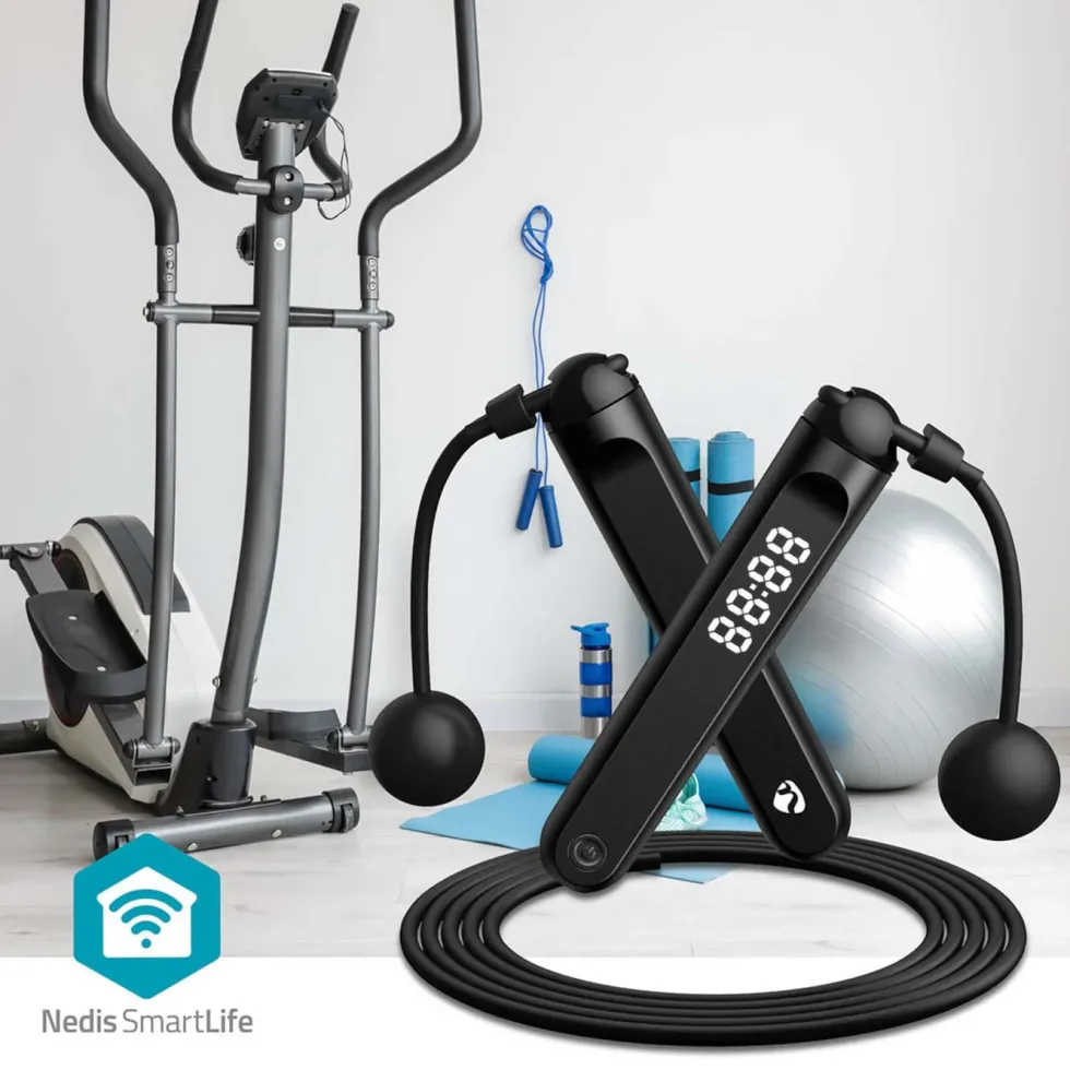 Nedis 2-i-1 Fitness Smart Hoppetau med Bluetooth