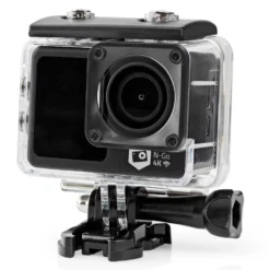 Nedis 4K-actionkamera med to skjermer
