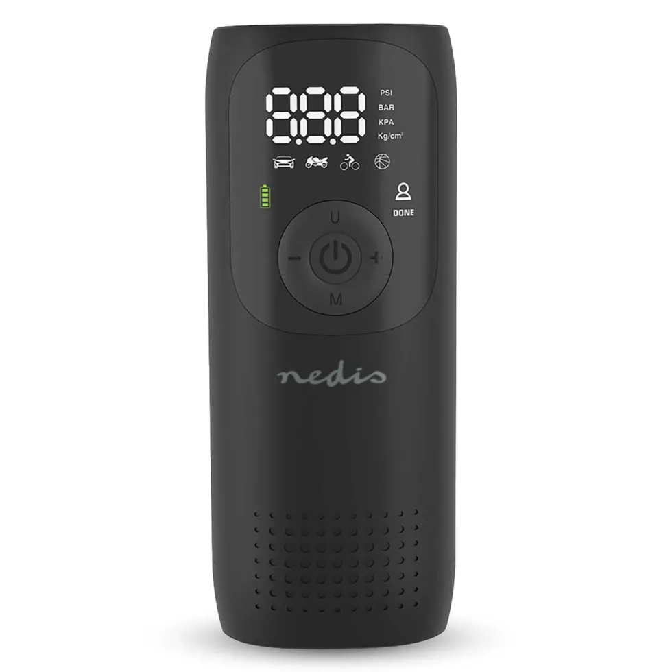 Nedis Oppladbar luftkompressor
