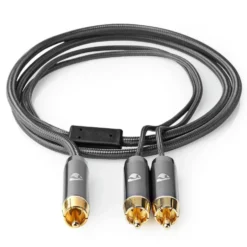 Nedis Subwooferkabel RCA til 2x RCA 3 m