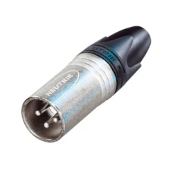 Neutrik XLR-hann Sølv