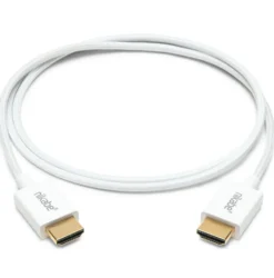 Nikabe Ultra Slim HDMI-kabel med 8K-støtte - Hvit 1 m